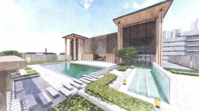 Sketchup Business Model | Multi story Sales Office, Commercial Building, Modern Style