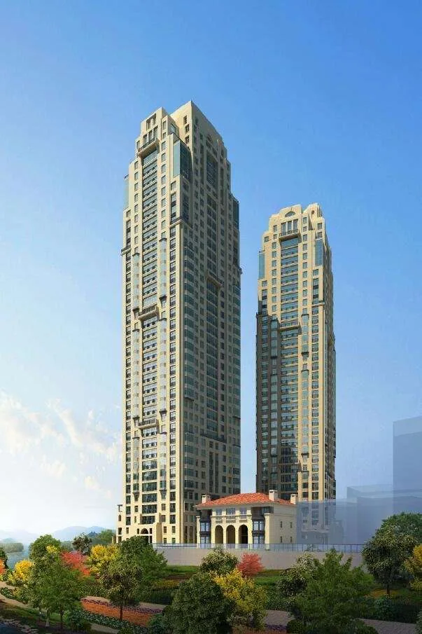 Sketchup Residential Model | Super high-rise residential building, classical style