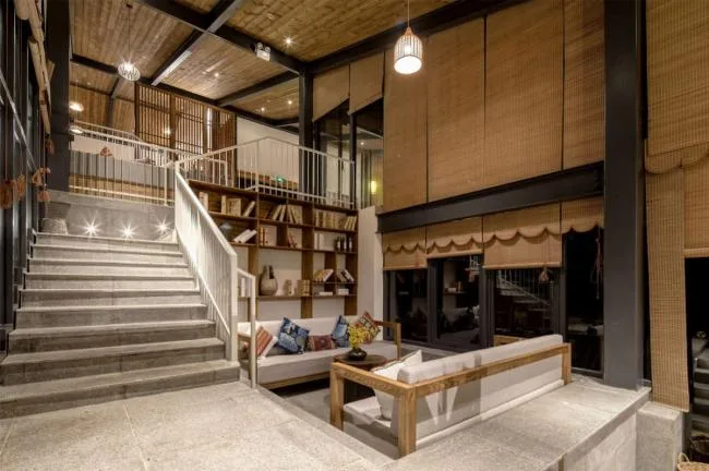 BIM architecture | Adjacent to the canyon, integrated into the settlement: Heizhugou Zen Inn Boutique Hotel Reception Center/Research Building Architectural Design