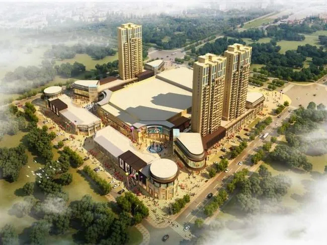 Sketchup Complex Model | High rise residential, ground floor commercial, complex, neoclassical style