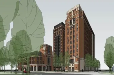 Classic Multi-Story School Building Model | Campus Educational Architecture in SketchUp-BIM WORLD