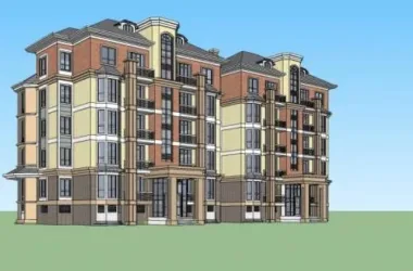 SketchUp Residential Design: Multi-Story European Classical Garden House-BIM WORLD