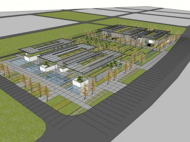 Sketchup Cultural Model | Multi story Cultural Venue, Modern Style