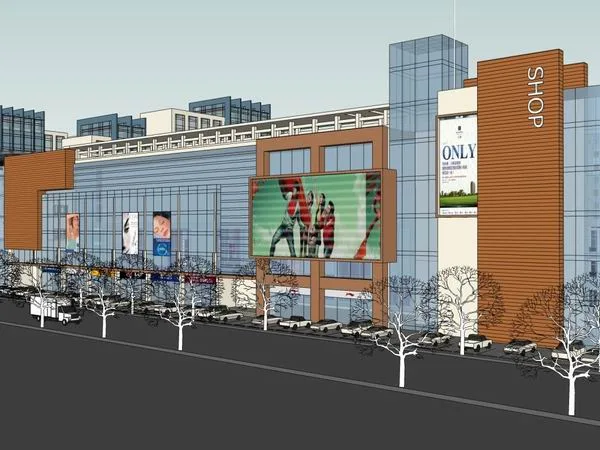 Sketchup Complex Model | Multi story High rise Complex, Office Building, Commercial, Modern Style