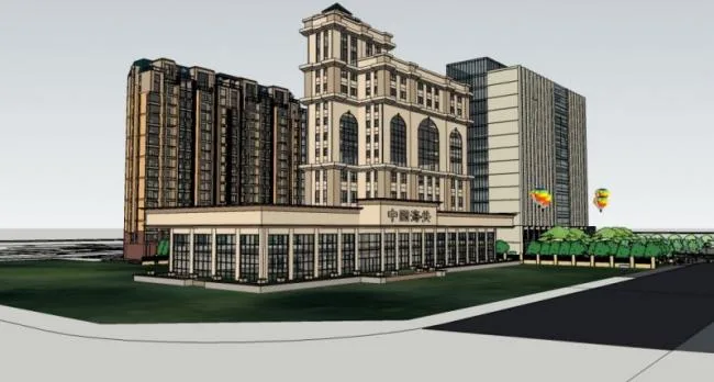 Sketchup Office Model | High rise Office Building, Modern Style