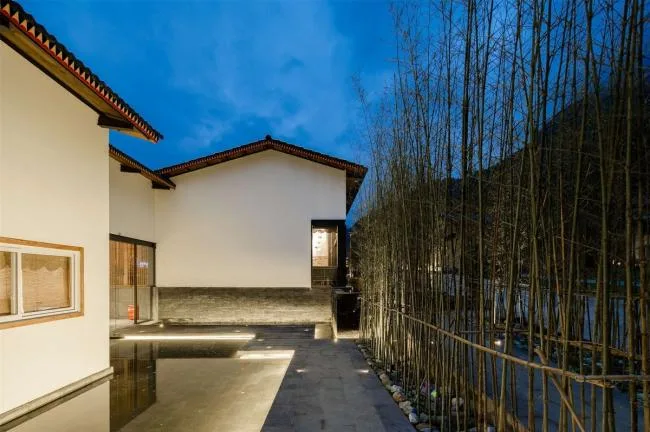 BIM architecture | Adjacent to the canyon, integrated into the settlement: Heizhugou Zen Inn Boutique Hotel Reception Center/Research Building Architectural Design