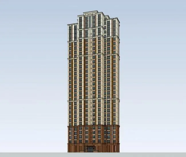SketchUp Residential Models: High-Rise and Neoclassical Style Buildings
