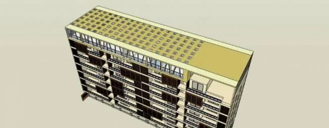 Sketchup School Model | Multi story School Teaching Building, Campus Educational Architecture, Modern Style