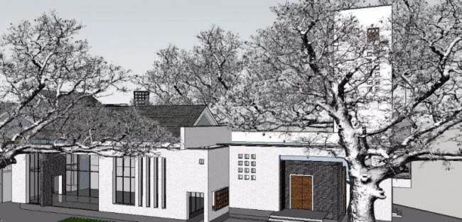 Sketchup Office Model | Multi story Office Building, Modern Chinese Style