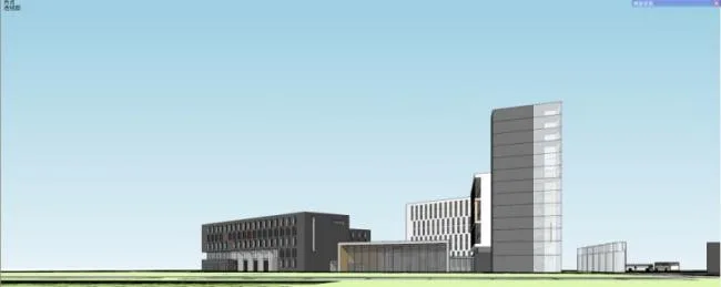 Sketchup School Model | Multi story School, Campus Educational Architecture, Modern Style