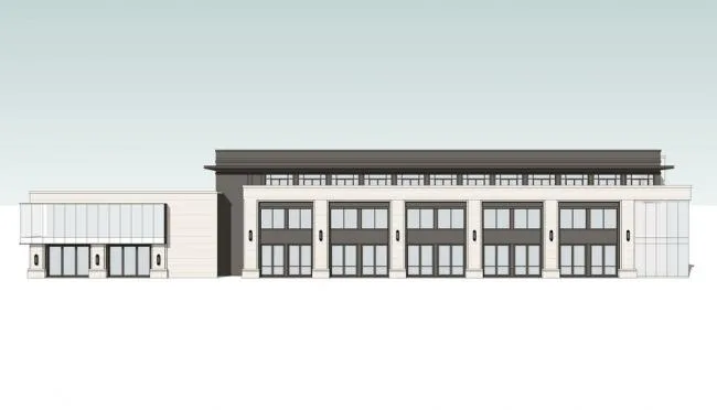 Sketchup Business Model | Multi story Commercial Street, New Asian Style