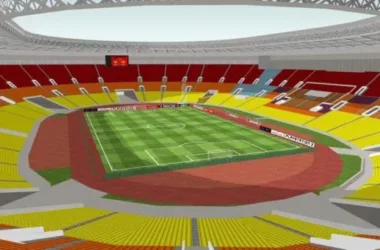 Modern Sports Arena Model in SketchUp-BIM WORLD