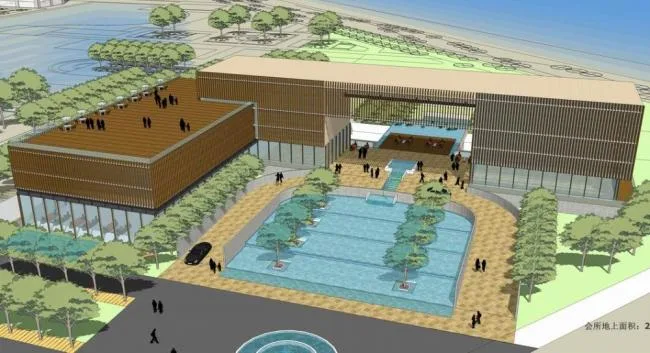 Sketchup Hotel Model | Multi story Hotel, Modern Style, Commercial Clubhouse