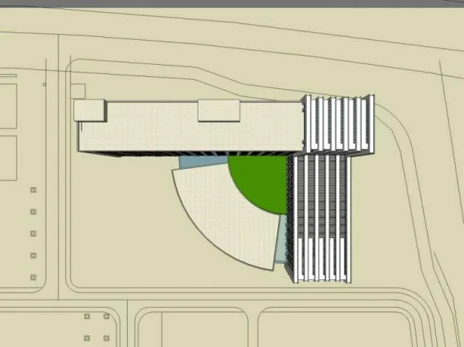 Sketchup Office Model | High rise Office Building, Classical Style