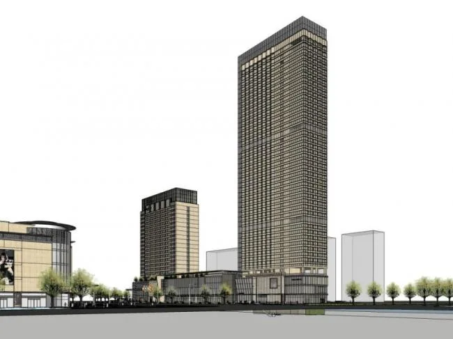 Sketchup Hotel Model | High rise Hotel, Modern Style