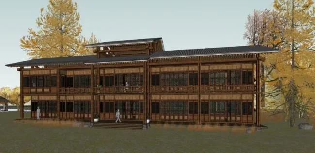 Sketchup Residential Model | Residential, Modern Chinese Style