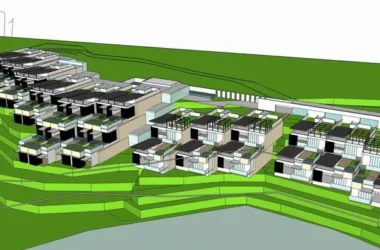 SketchUp Hotel Model: Multi-Story Ningbo Lilong Villa Resort with Modern Design-BIM WORLD