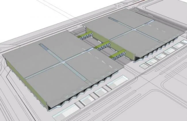 Sketchu Industrial Building | Multi story factory building, industrial architecture, modern style