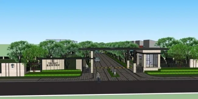 Modern Multi-Story Residential Area | SketchUp Model