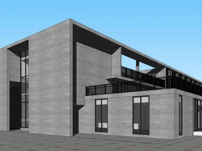 Sketchup Office Model | Multi story Office Building, Modern Style