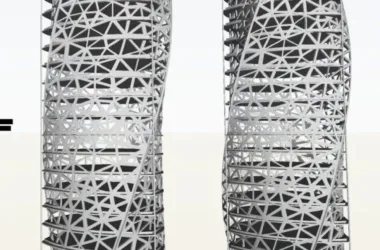 SketchUp Office Model | Modern Super High-Rise Office Tower-BIM WORLD
