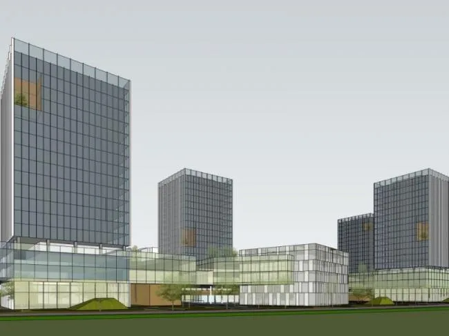 Sketchup Office Model | High rise Office Building, Office Building, Modern Style