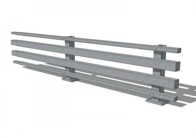 Sketchup Material Model | Road Barrier