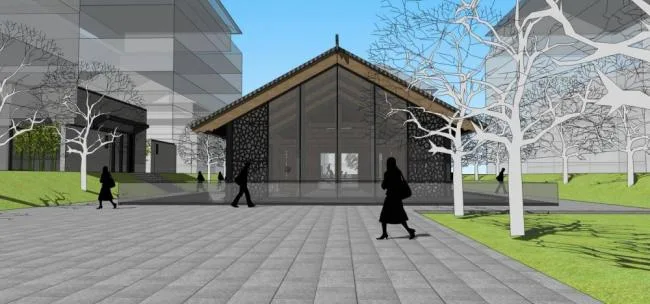 SketchUp Business Model: Designing a Multi-Story Chinese-Style Commercial Club