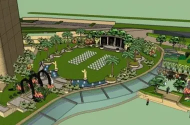 Classical Park Landscape Model in SketchUp-BIM WORLD