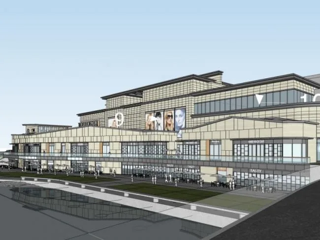 Sketchup Complex Model | Multi story Commercial Complex, Modern Style