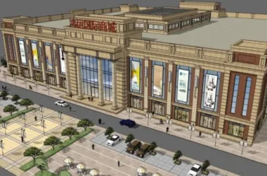 SketchUp Business Model: Designing a Modern Multi-Story Commercial Plaza-BIM WORLD