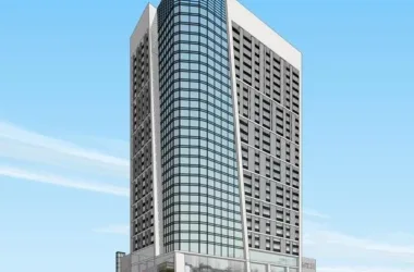Modern High-Rise Office Building Model in SketchUp-BIM WORLD