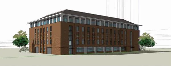 Sketchup Office Model | Multi story Office Building, Classical Style