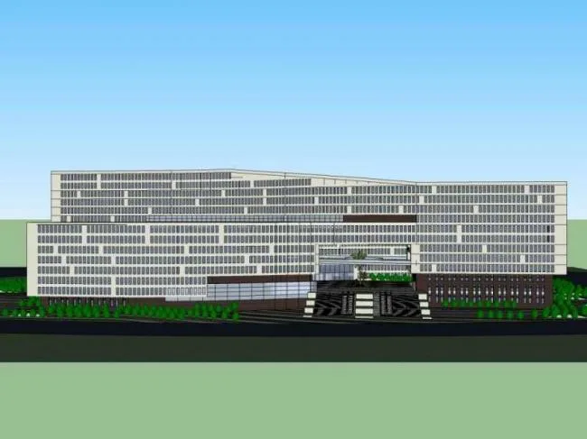 Sketchup Office Model | High rise Office Building, Modern Style