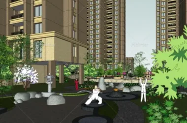 SketchUp Residential Models: Modern High-Rise Communities, Landscape Gardens, and Contemporary Homes-BIM WORLD