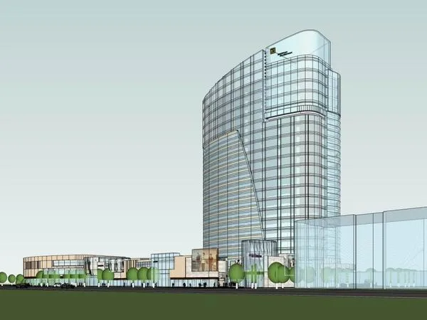 Sketchup Complex Model | Multi story High rise Complex, Office Building, Residential, Commercial, Modern Style