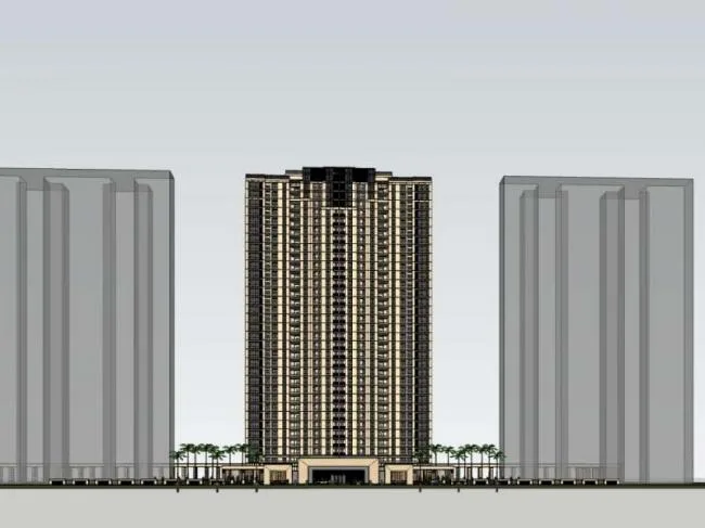 Sketchup Residential Model | High rise Residential Buildings, Residential Buildings, Classical Style