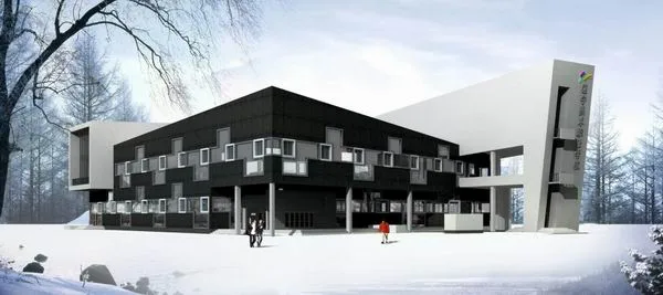 Sketchup School Model | Multi story Liaoning Vocational School of Fine Arts, Campus Educational Architecture, Modern Style