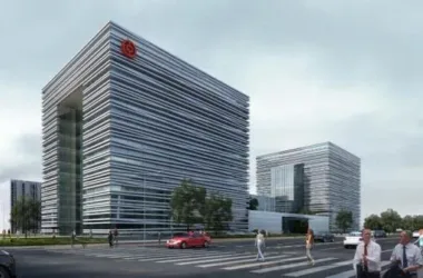 Modern Small High-Rise Office Building Model in SketchUp-BIM WORLD