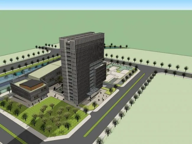 Sketchup Office Model | High rise Office Building, Modern Style