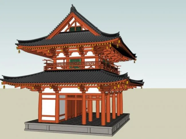 Sketchup Ancient Architecture Model | Multi story Ancient Architecture, Chinese Style