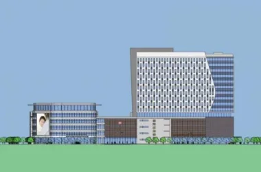 Modern Multi-Story Hospital Model in SketchUp-BIM WORLD