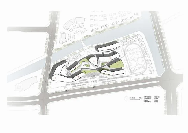 BIM Architecture | The 'White Egret' in front of Xisai Mountain: Shanghai Jiao Tong New Year Education Group (Huzhou) Paddington Bilingual School/Conceptual Design