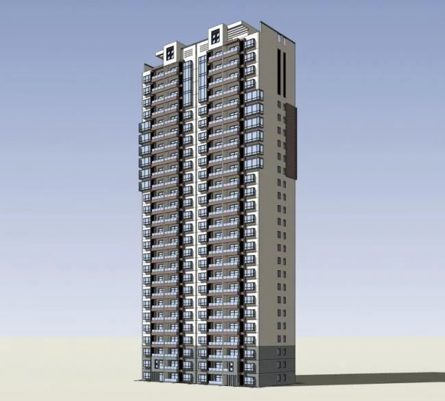 Residential SketchUp Models: High-Rise Buildings and Modern Chinese Style Designs