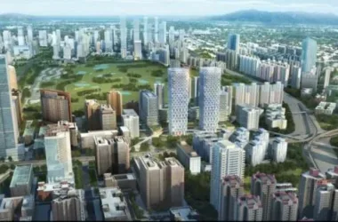 SketchUp Model: Modern High-Rise Commercial and Office Complex-BIM WORLD