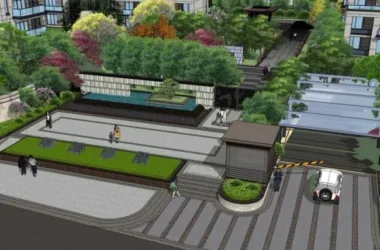 Modern Office Landscape Design in SketchUp-BIM WORLD