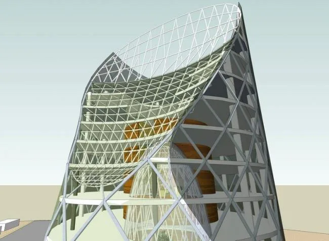 Sketchup Office Model | High rise Office Building, Office Building, Modern Style