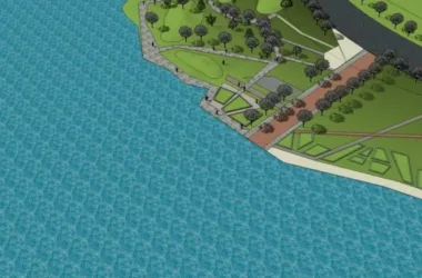 SketchUp Landscape Design: Modern Lakeside and Waterfront Styles-BIM WORLD