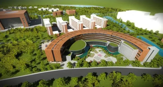 Sketchup School Model | Multi story School, Campus Educational Architecture, Modern Style