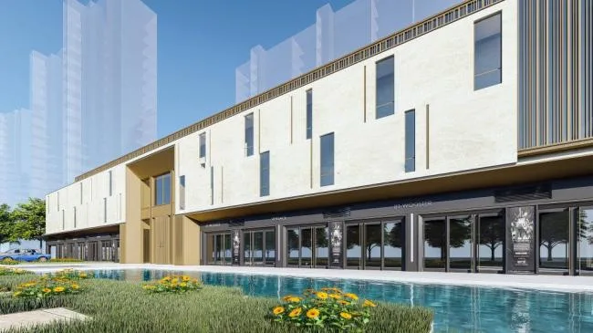 Sketchup Business Model | Sales Office, Modern Style, Commercial Building